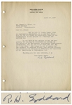 Scarce 1937 Letter Signed by Robert H. Goddard, the Father of Space Flight -- The subject of rocket power, from an engineering standpoint, is so new... -- With JSA COA